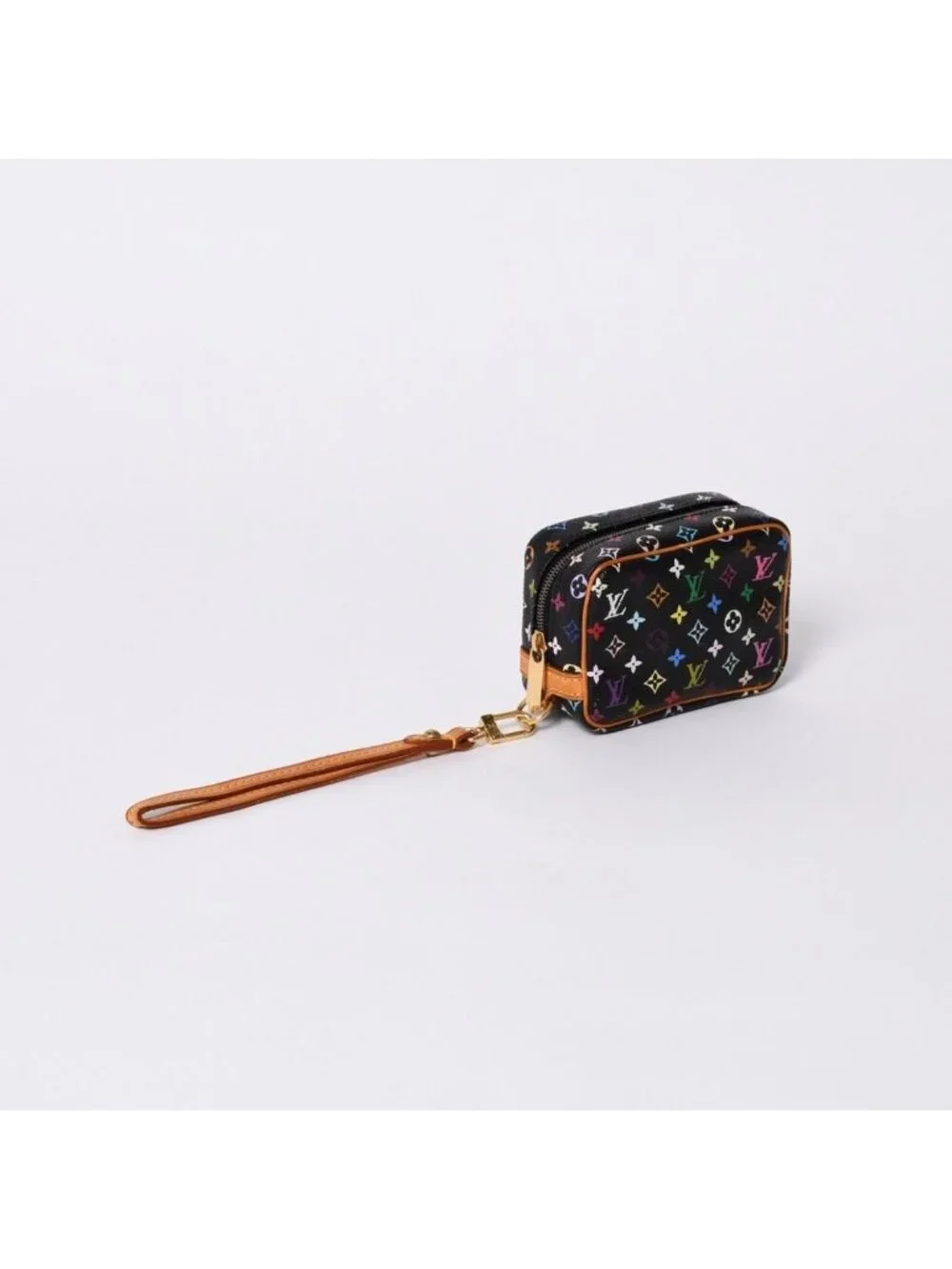 Louis Vuitton Pouch Trousse Wapiti Monogram Multicolor Black Takashi Murakami